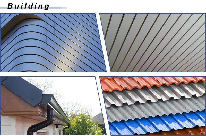 PE color coated aluminum for building