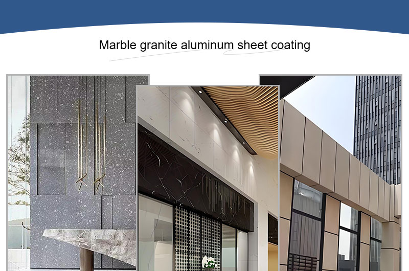 Application scenarios of marble aluminum