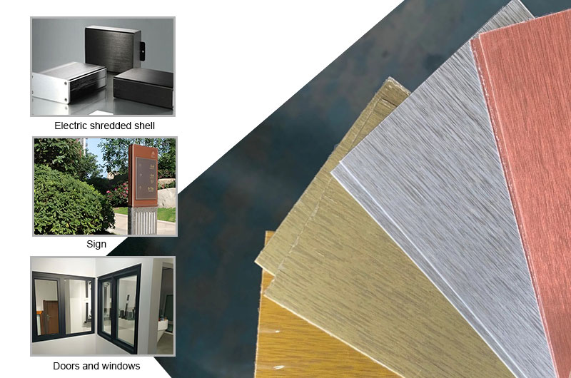 Brushed Color-Coated Aluminum and Its Applications