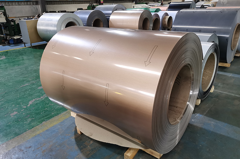 Color anodized aluminum coil