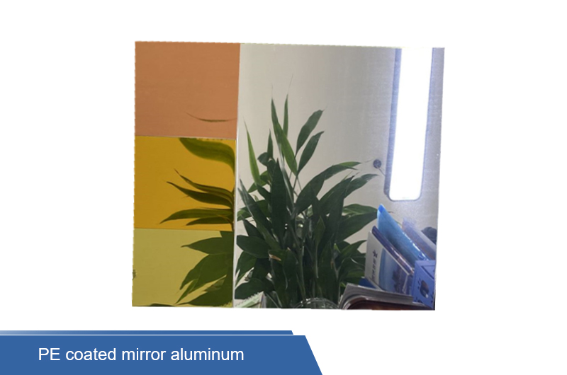 PE-coated mirror aluminum sheet