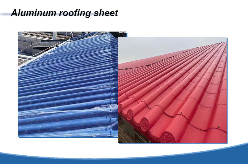 colored aluminum in roofing