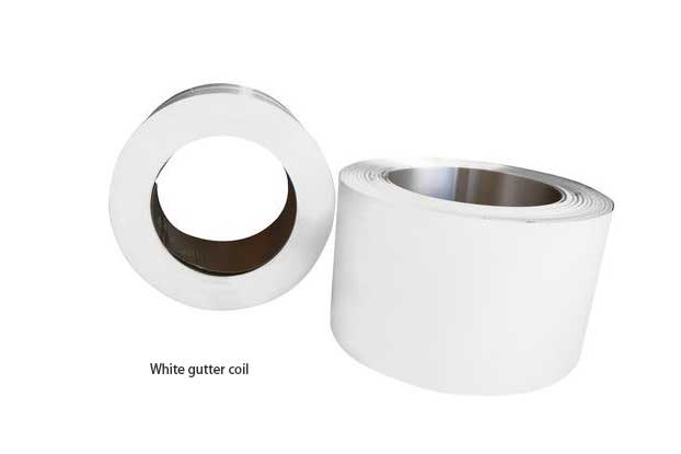 white gutter coil