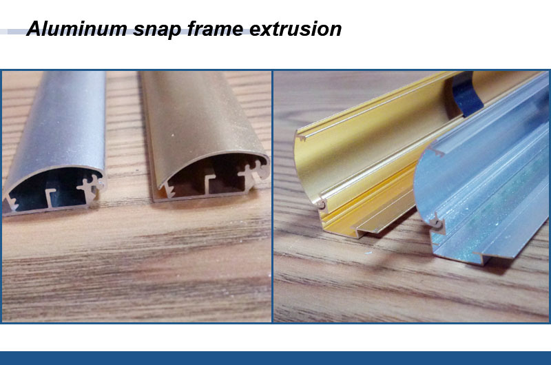 aluminum snap frame extrusion