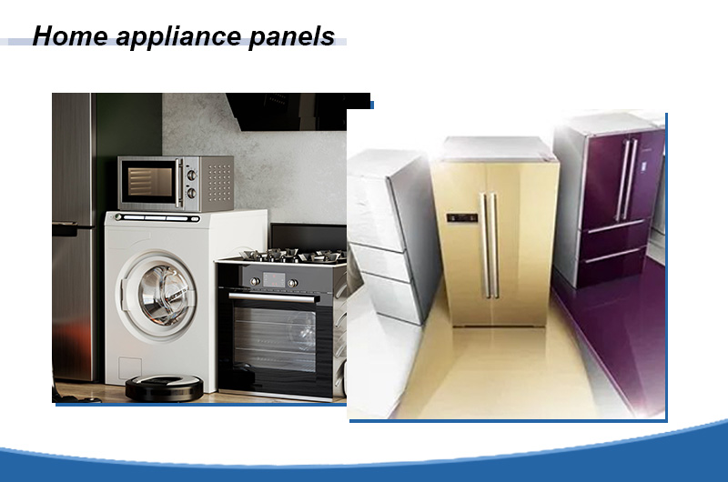 Household appliance panel