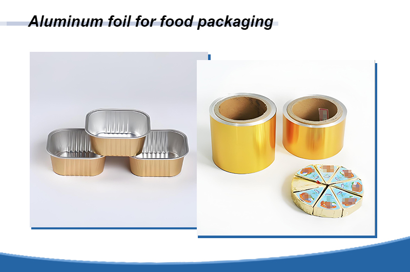 Aluminum foil for food packaging