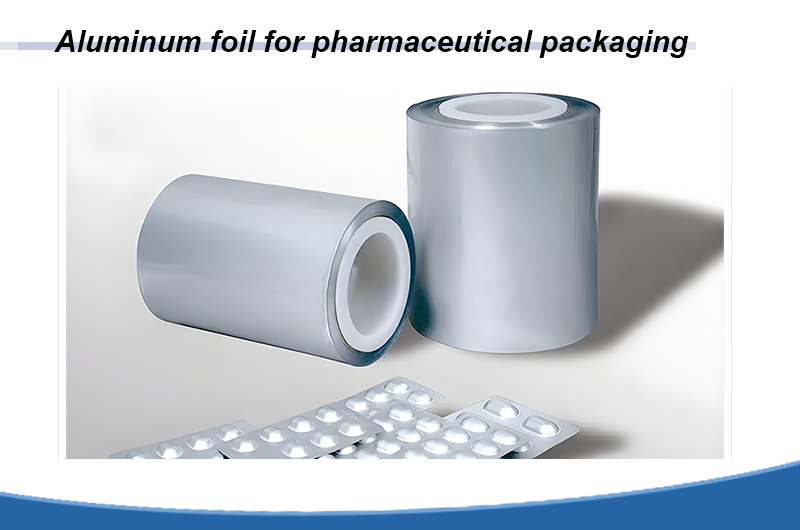 Aluminum foil for pharmaceutical packaging