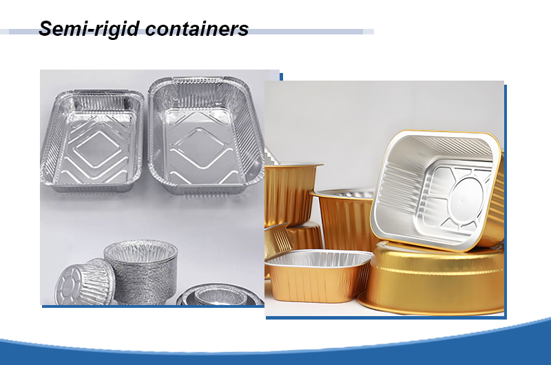 Semi-rigid containers