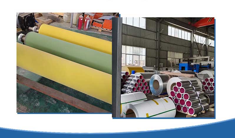 Color coated aluminum jacketing