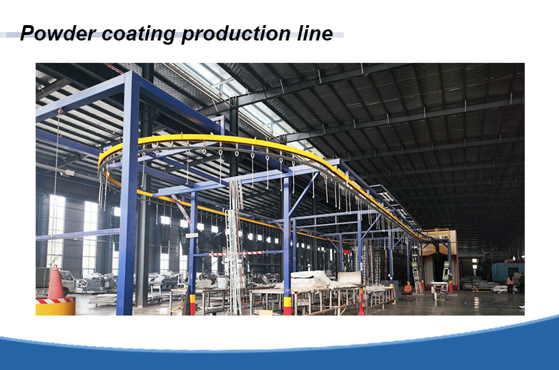 Powder coating production line