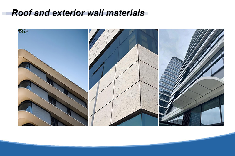 PVDF coated aluminum for roof and exterior wall materials