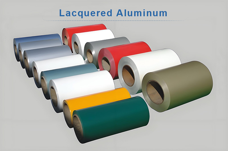 Lacquered aluminum