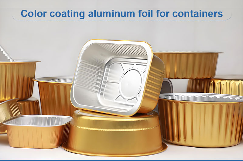 coated aluminum foil for food containers